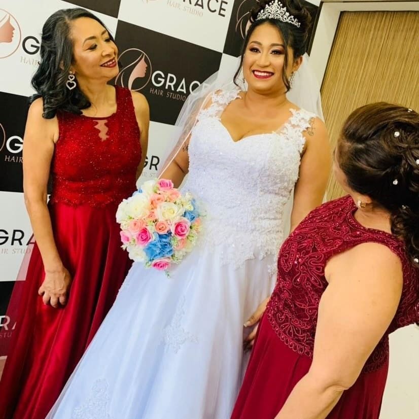 Dia da Noiva na Vila Andrea, Ferraz de Vasconcelos - SP - Grace Hair Studio Dia da Noiva na Vila Andrea, Ferraz de Vasconcelos - SP - Grace Hair Studio