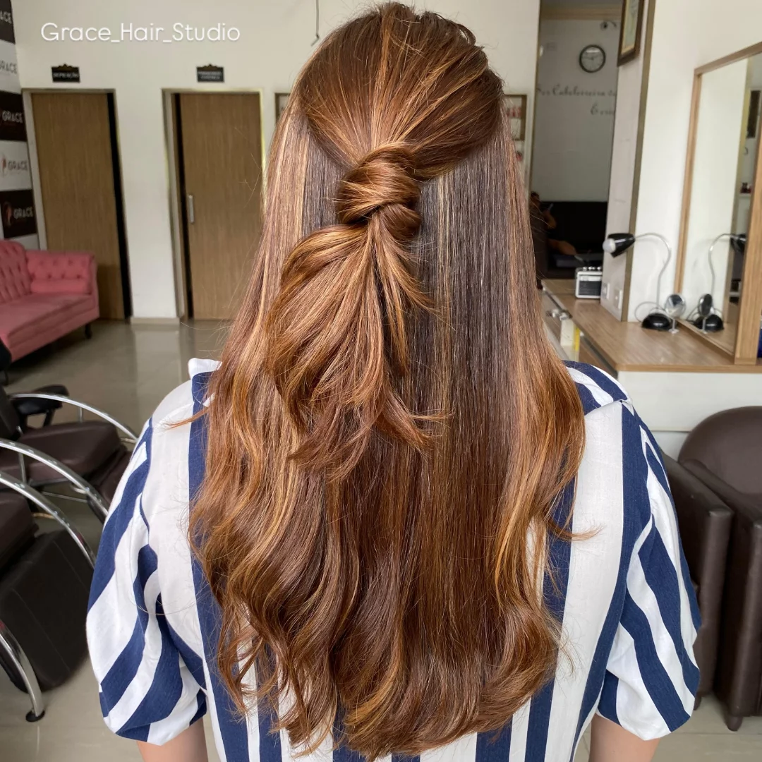 Mechas contrastantes marcantes